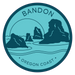 Bandon 3.25" Sticker | Patchmarks Oregon State Parks