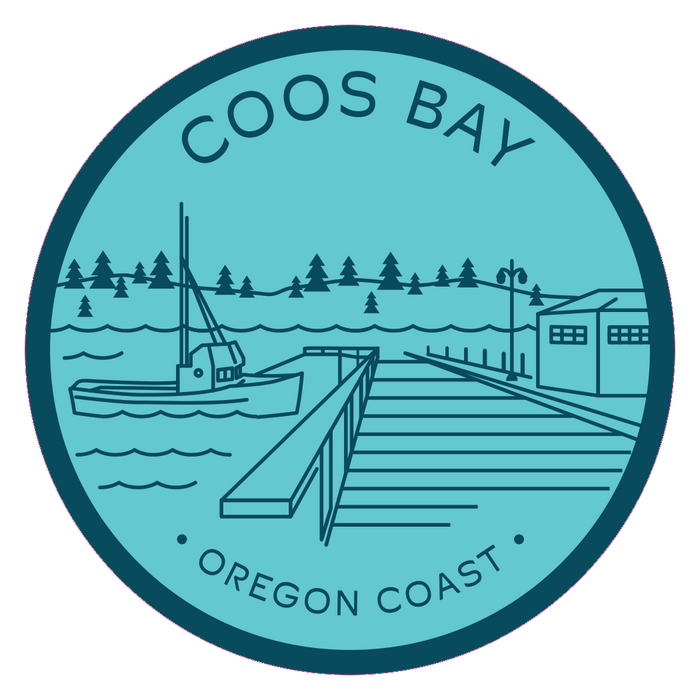 Coos Bay 3.25" Sticker | Patchmarks Oregon State Parks
