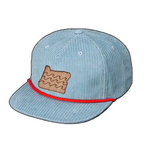 Water Ways - Wood Patch Cord Hat