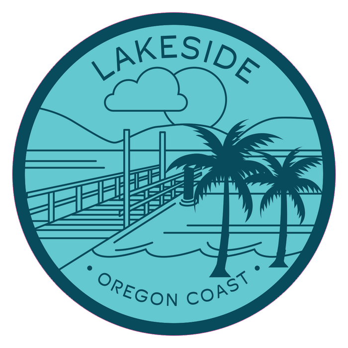 Lakeside 3.25" Sticker | Patchmarks Oregon State Parks