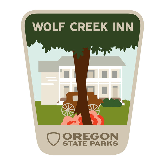 Wolf Creek Inn, 3.25” Weatherproof Sticker