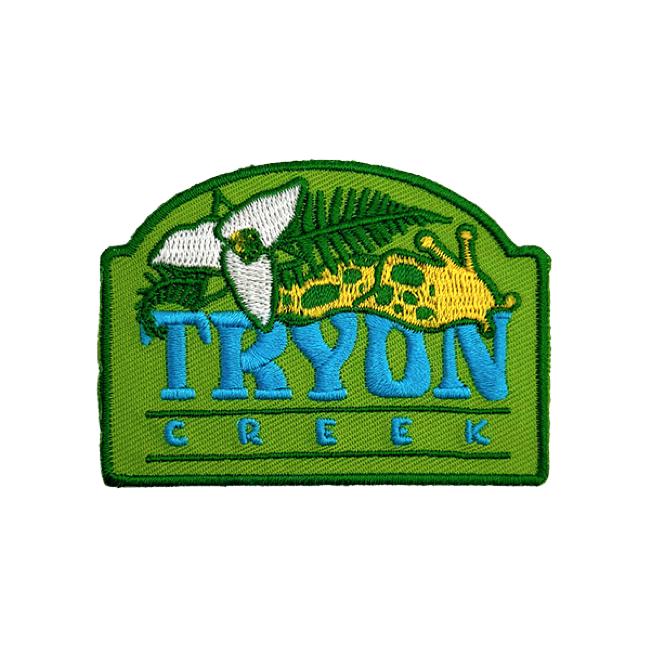 Tryon Creek Banana Slug Embroidered Patch | Patchmarks Oregon State Parks