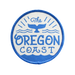 Oregon Coast Whale's Tail - Iron-on Patch | Patchmarks Oregon State Parks