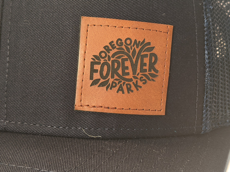 Oregon Parks Forever - Leather Patch Trucker