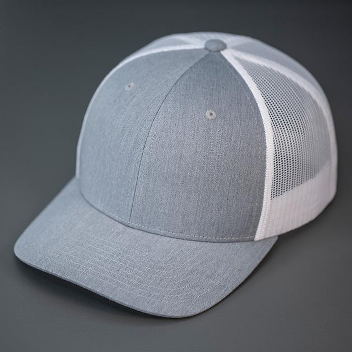 Any Park Trucker Hat - Heather Grey Front w/White Mesh