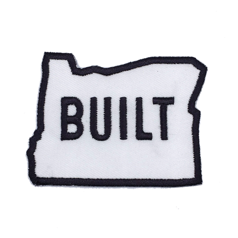 Built Oregon Iron-on Embroidered Patch