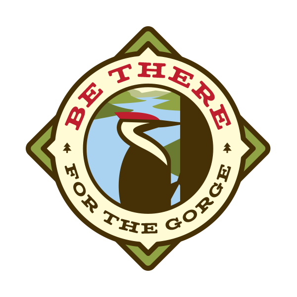 Be There For The Gorge - 3.5" Weatherproof Vinyl Fundraiser Sticker