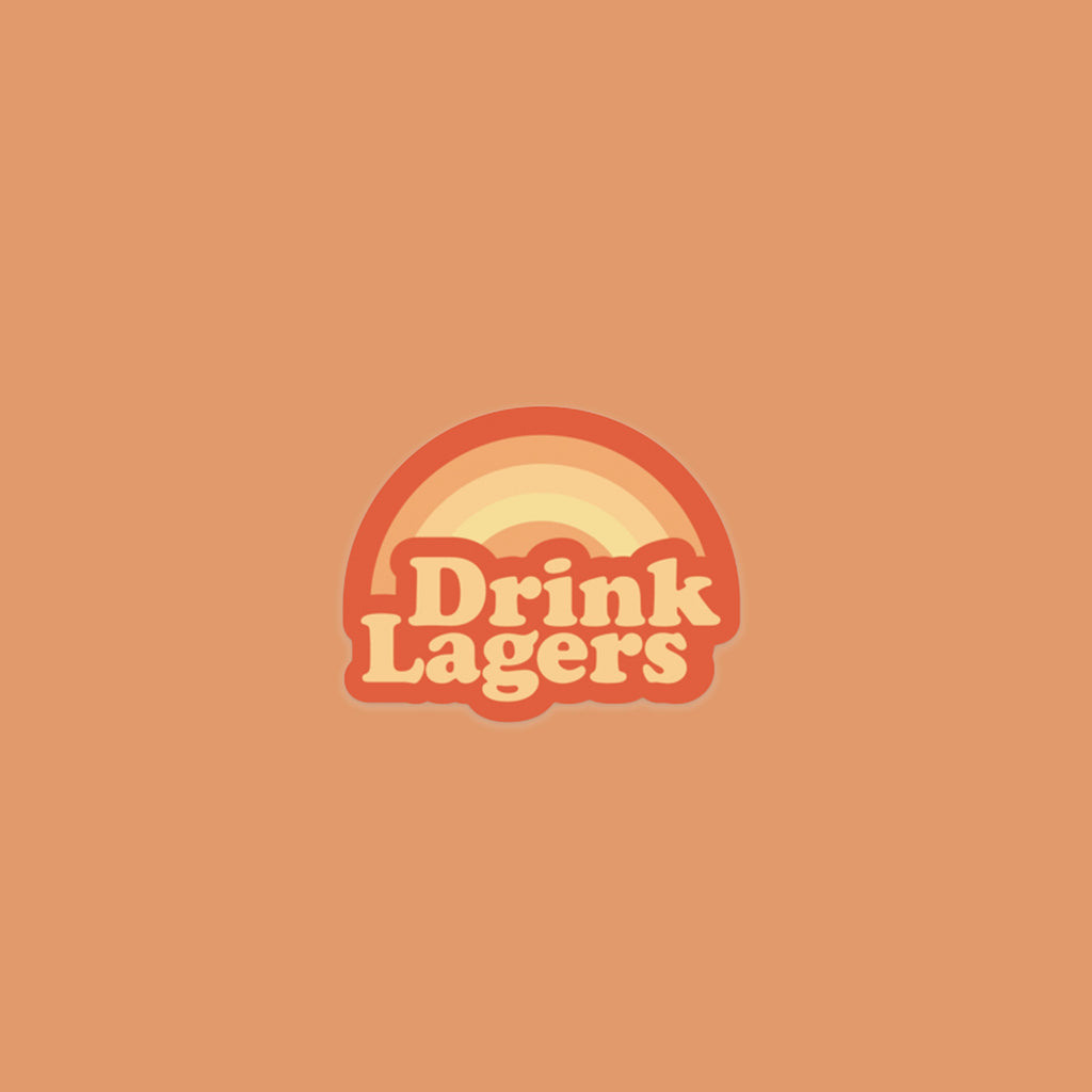 Drink Lagers Sticker