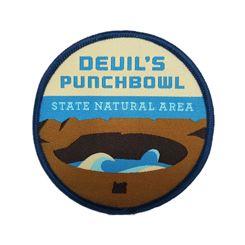 Devil's Punchbowl State Natural Area 3" Iron-on Patch