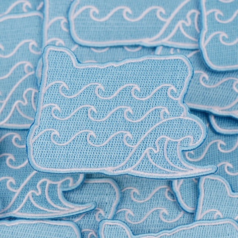 Waves - Embroidered Patch