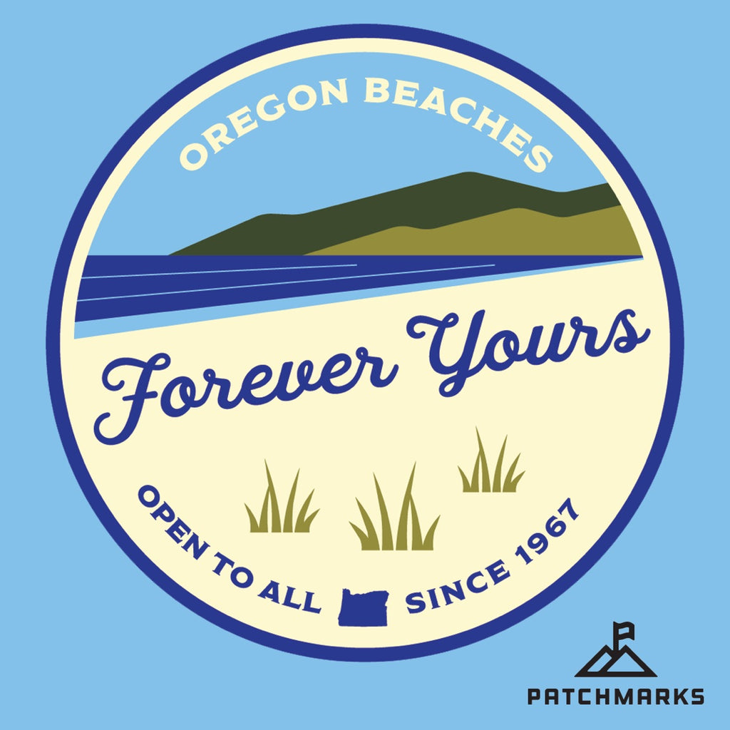 "Forever Yours" Oregon Beach Bill 50th Anniversary Sticker