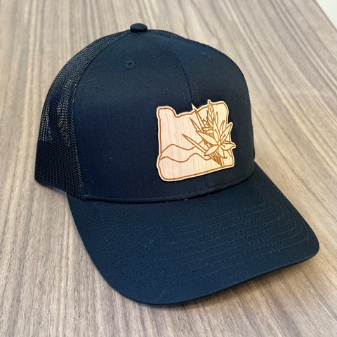 Camas Lily Wood Patch - Trucker Hat