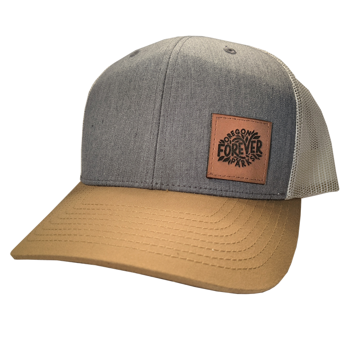 Oregon Parks Forever - Leather Patch Trucker