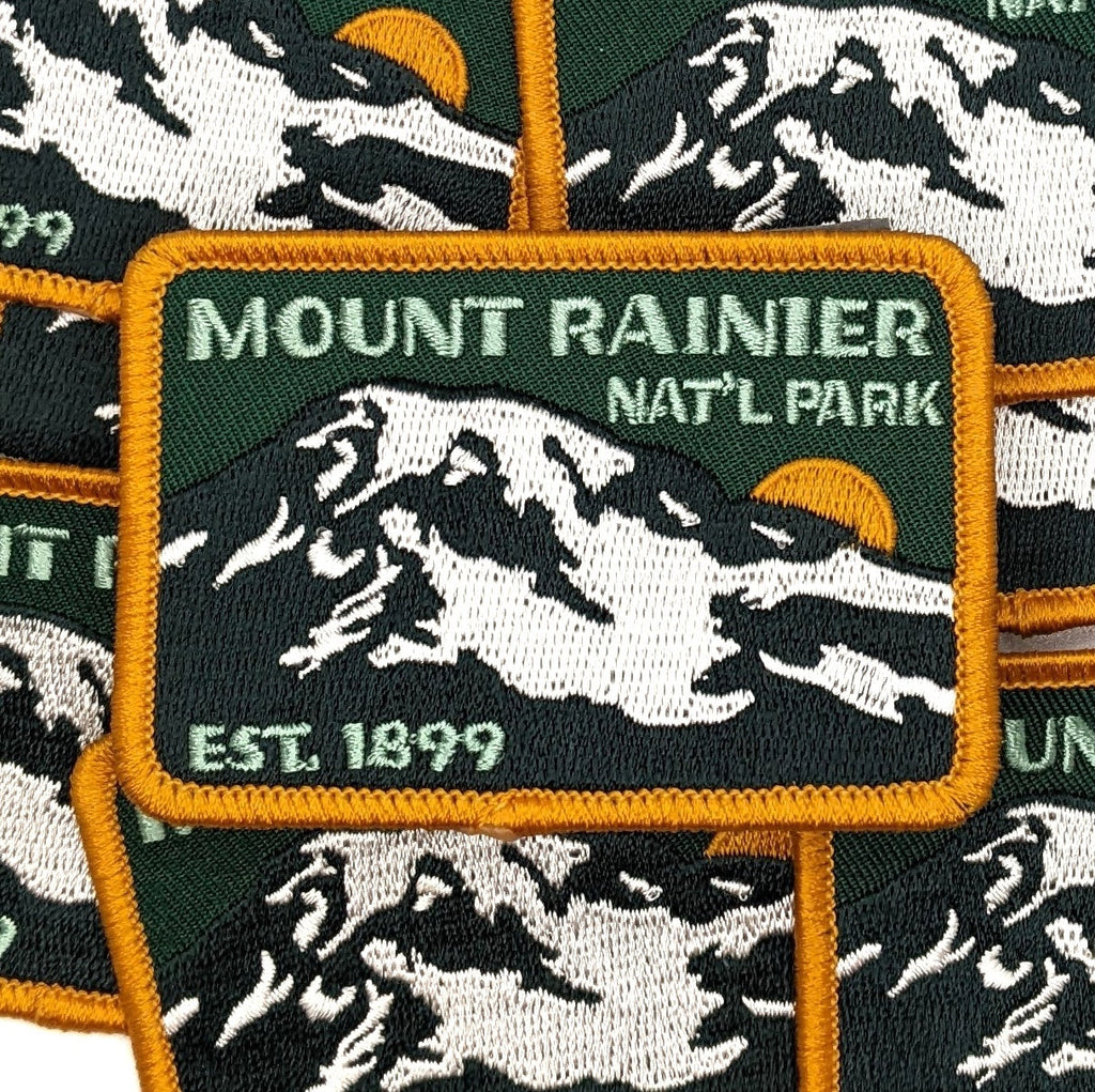 Mount Rainier National Park Est 1899 Embroidered Patch