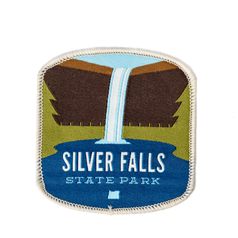 Silver Falls State Park 2.5" Iron-on Patch