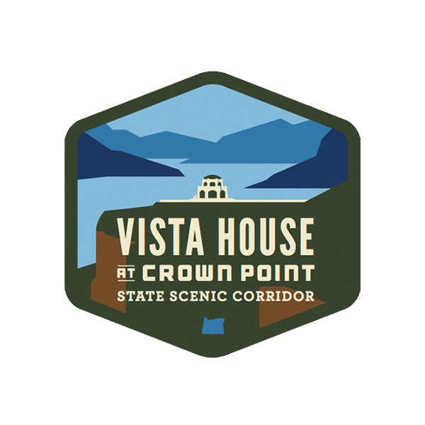 Vista House at Crown Point Vinyl Sticker