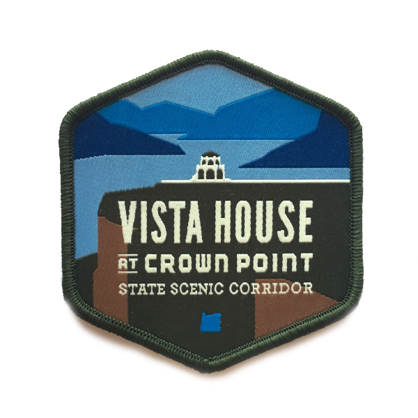 Vista House at Crown Point 3" Iron-on Patch