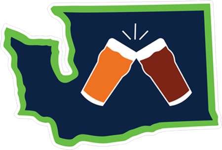 Washington "Beer Together" Sticker