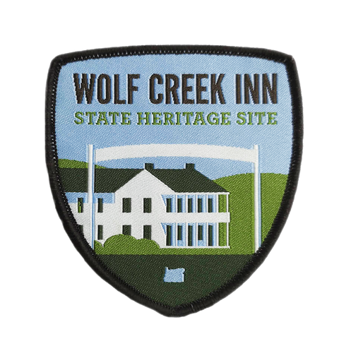 Wolf Creek Inn State Heritage Site 3" Iron-on Patch