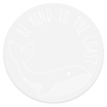 Be Kind to the Coast Sticker