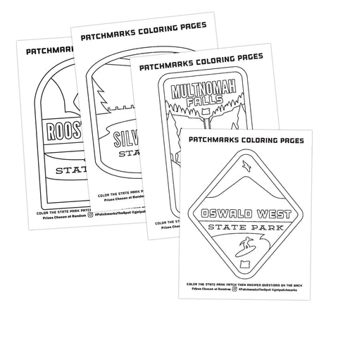 Oregon Parks Coloring Pages (Free Printable Download)
