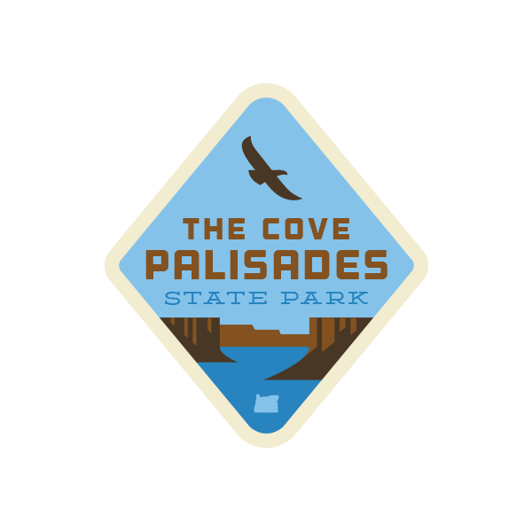 The Cove Palisades State Park Sticker (Hawk)