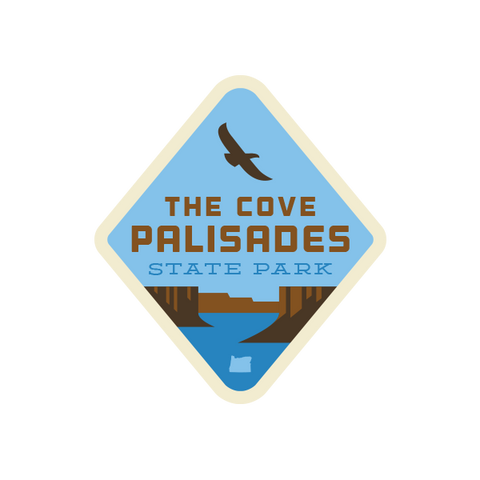 The Cove Palisades State Park Sticker (Hawk)