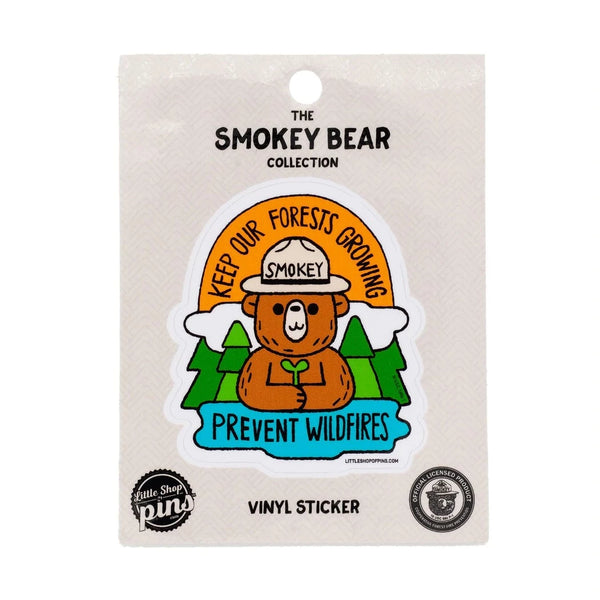 Smokey Bear - Keep Our Forests Growing Sticker