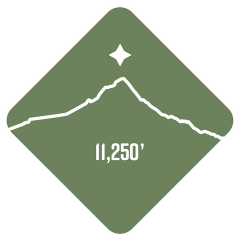 Mt. Hood - Cascade Range Summit Series Weatherproof Sticker