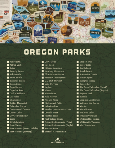 Oregon Parks Checklist