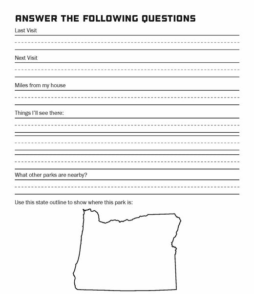 Oregon Parks Coloring Pages (Free Printable Download)