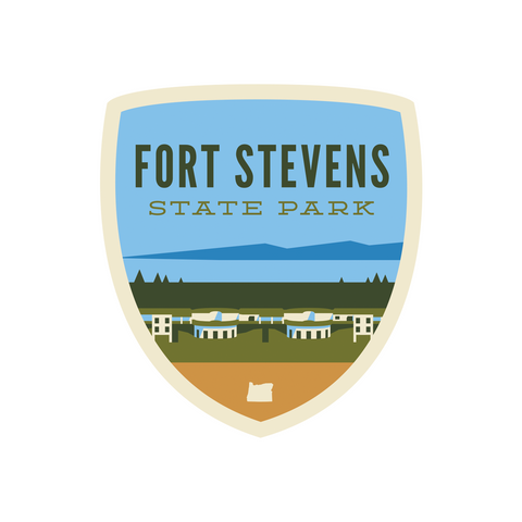 Fort Stevens State Park "Battery" Sticker