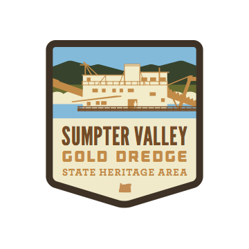 Sumpter Valley Gold Dredge State Heritage Area Sticker