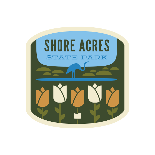 Shore Acres State Park - Garden Sticker