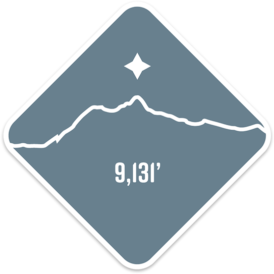 Mt. Shuksan - Cascade Range Summit Series Weatherproof Sticker