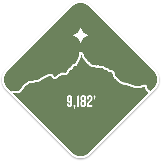 Mt. Thielsen - Cascade Range Summit Series Weatherproof Sticker