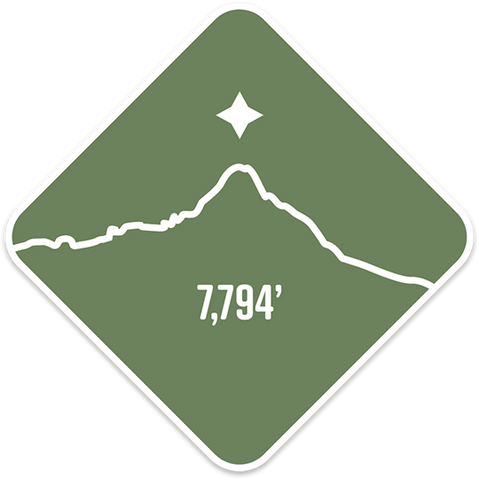 Mt. Washington - Cascade Range Summit Series Weatherproof Sticker